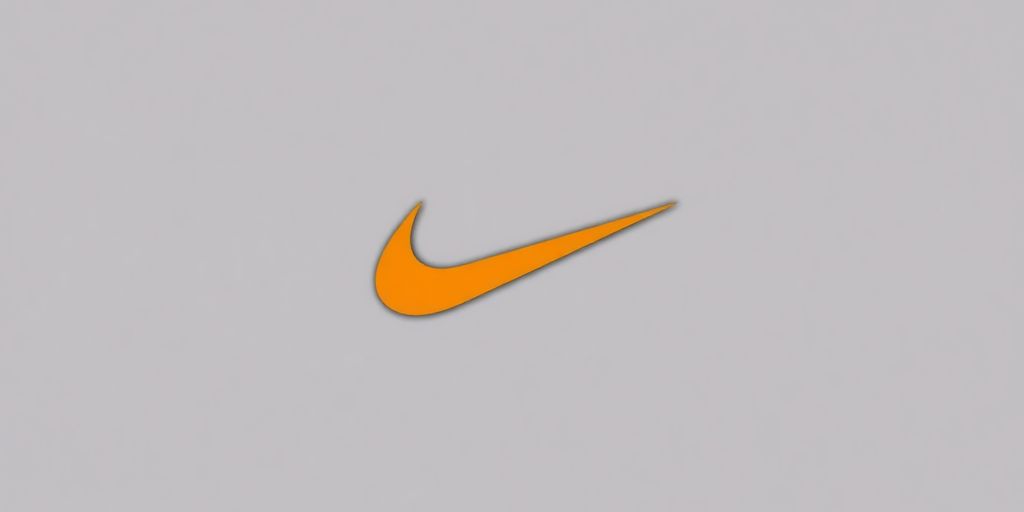 Photographic image of the iconic Nike logo swoosh.